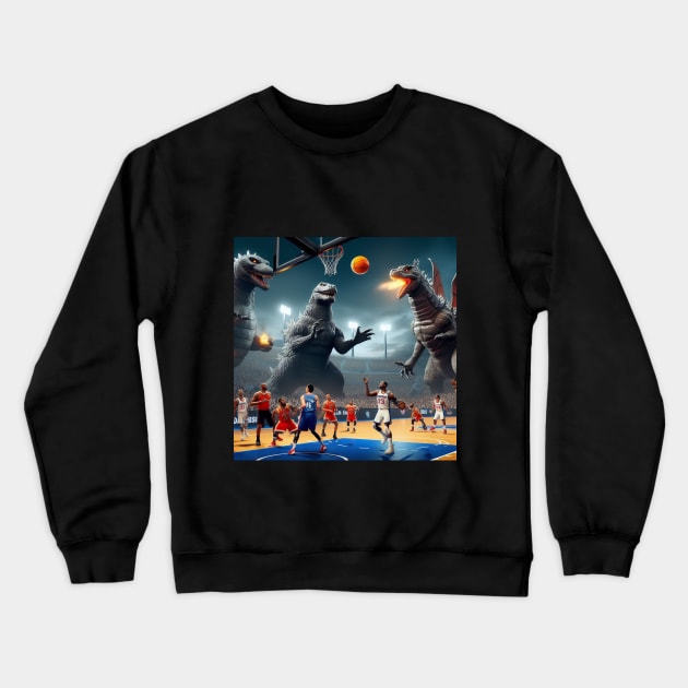 Team Godzilla . Crewneck Sweatshirt by Canadaman99